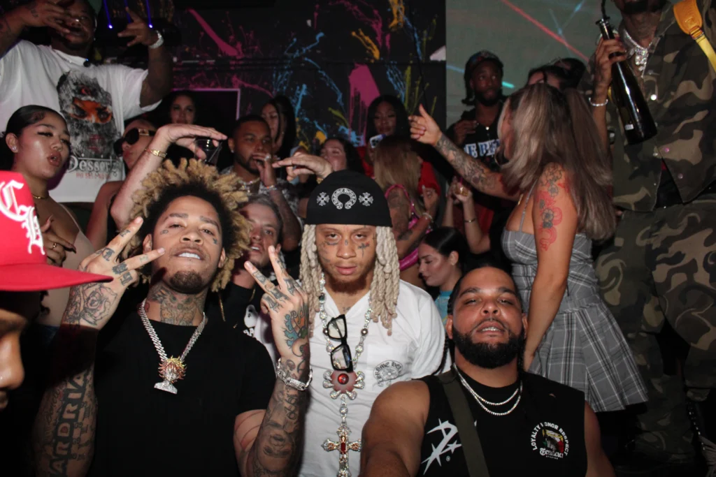 When Trippie Redd shows up, the club becomes the stage.